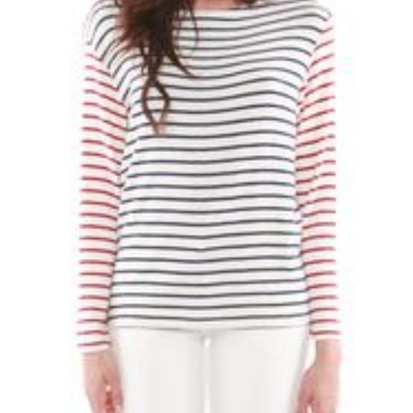 Neptune Long Sleeve Navy/Red Stripe - Picture 7 of 8